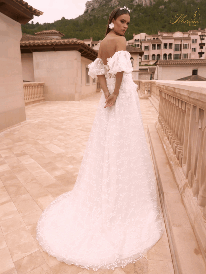 ROBE TULLE BUSTIER