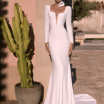 robe Sirene, manches longues et prestige.