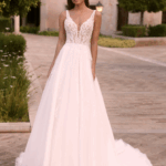 Robe princesse en dentelle et tulle
