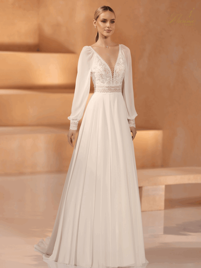 Robe bohème avec manches en carpe et bas