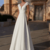 Robe dentelle avec bas fluide
