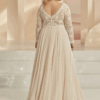 ROBE AVEC MANCHES EN DETELLE GRANDE TAILLE