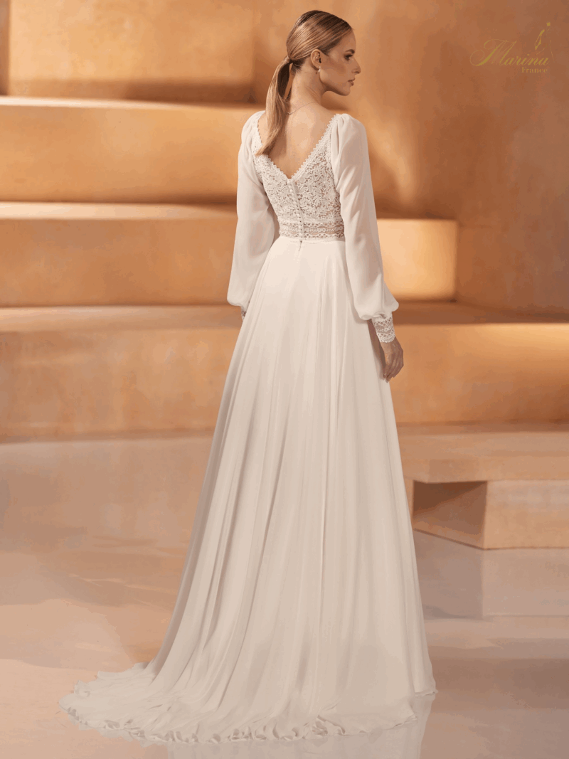 Robe bohème avec manches en carpe et bas