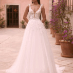 Robe princesse avec dentelle