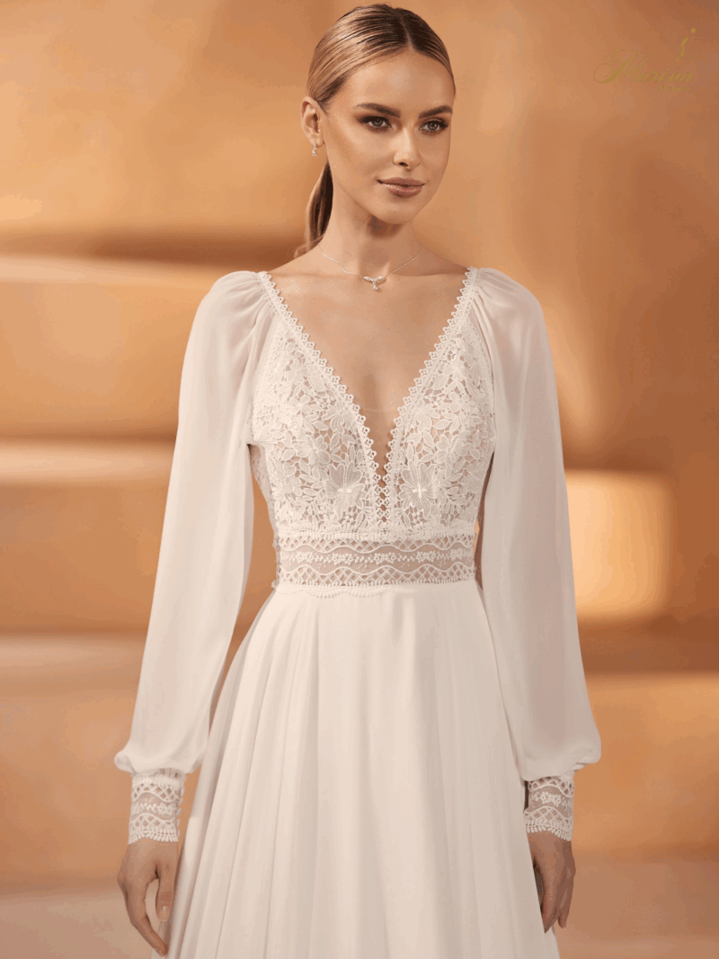 Robe bohème avec manches en carpe et bas