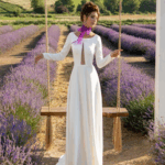 Robe a manches, simple