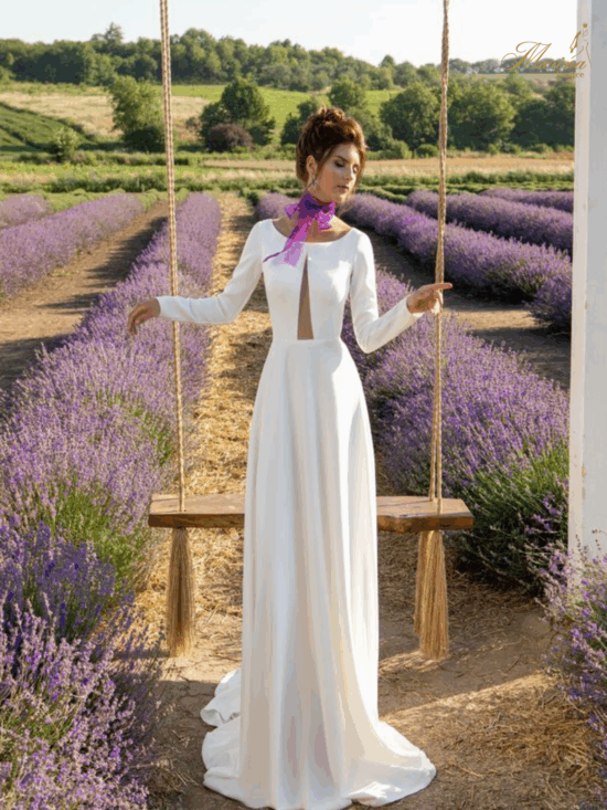 Robe a manches, simple