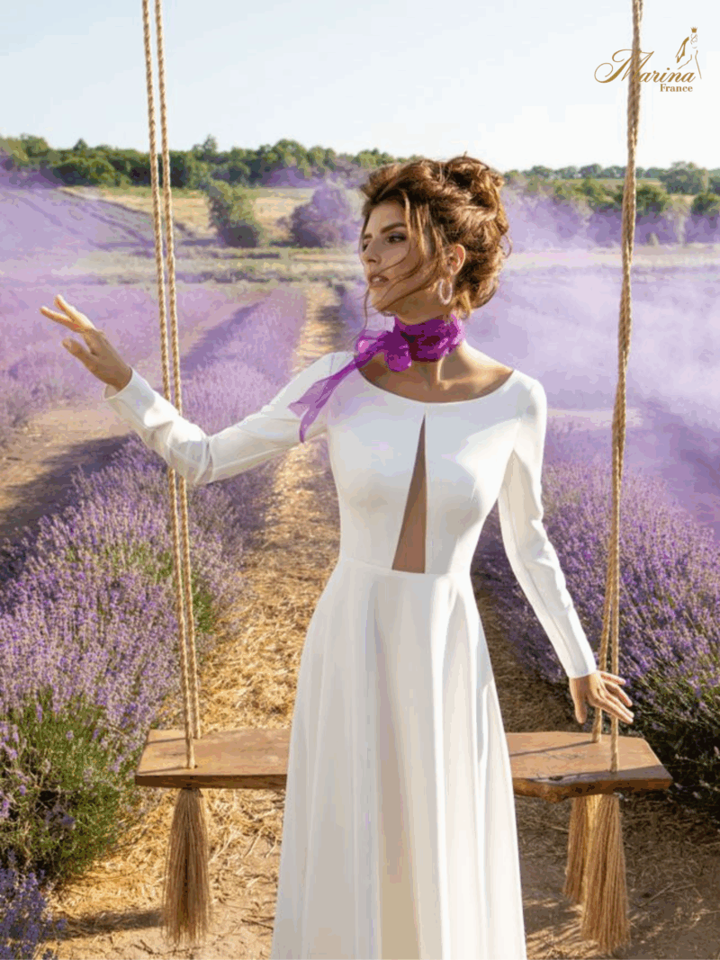Robe a manches, simple