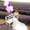 Robe satin avec ceinture transparente