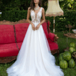 ROBE STRASSES ET TULLE A PAILLETTES