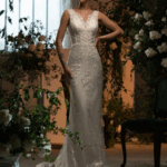 Robe sirène avec dentelle