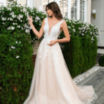 Robe princesse dentelle est tulle