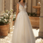 Robe princesse et dentelle