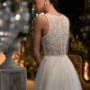ROBE STRASSES ET TULLE A PAILLETTES