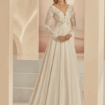 ROBE AVEC MANCHES EN DENTELLE