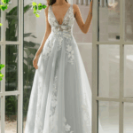 Robe princesse avec dentelle et tulle