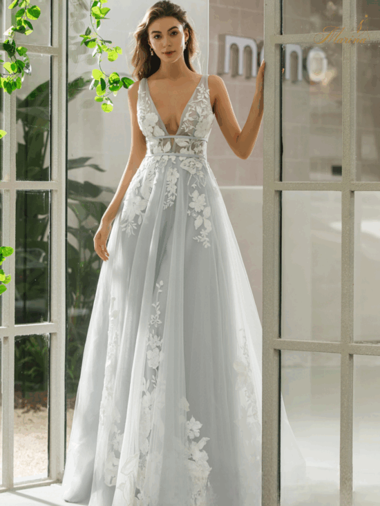 Robe princesse avec dentelle et tulle