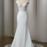 Robe sirène avec dentelle