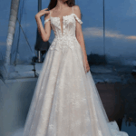 Princesse col bateau avec dos en laçage