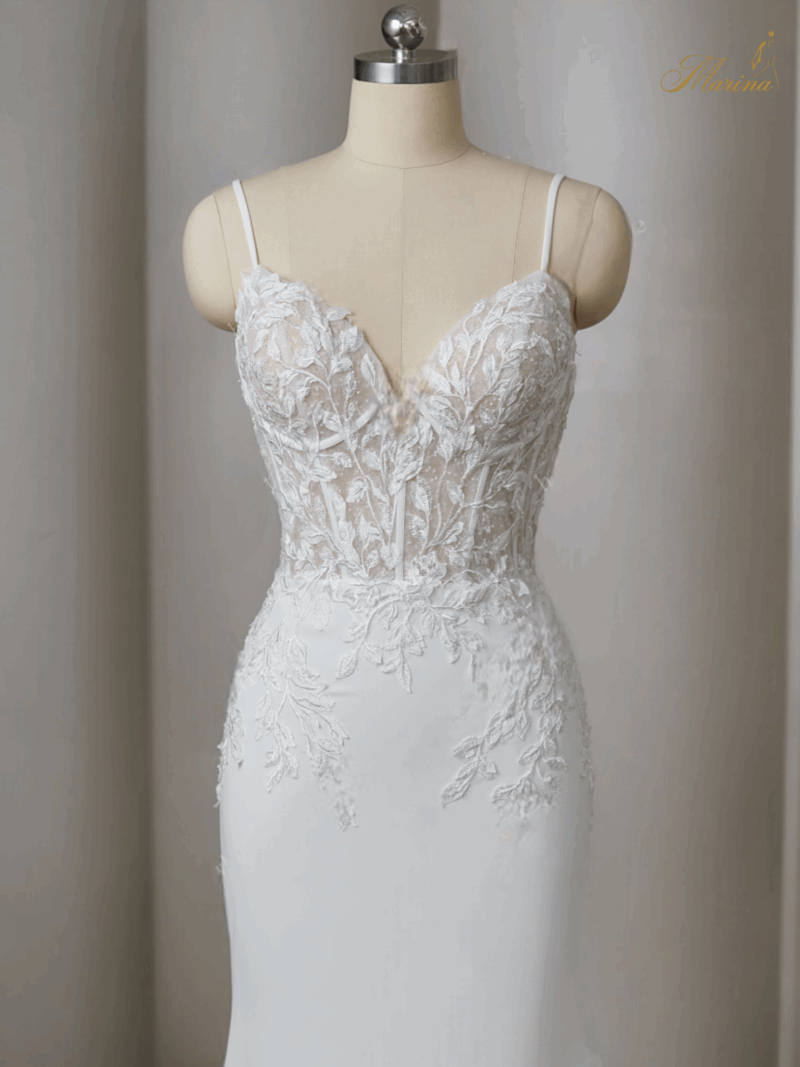 Robe sirène avec detelle