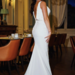 Robe sirene strasses