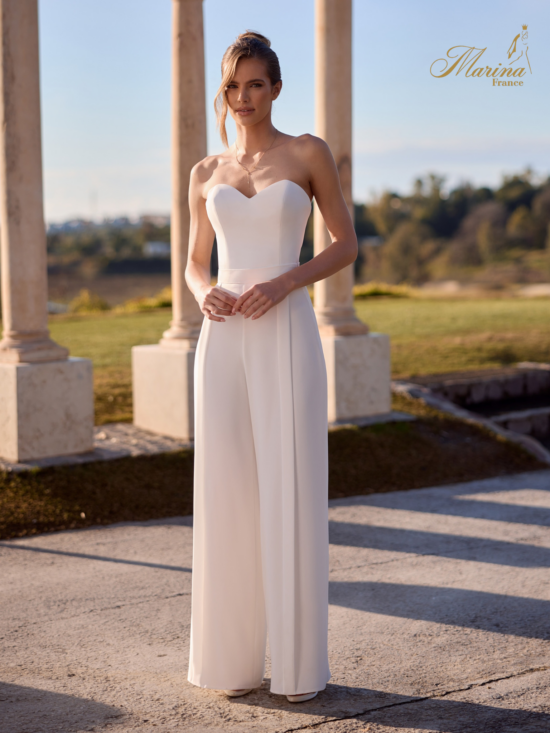 COMBINAISON BUSTIER EN CŒUR, FLUIDE