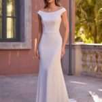 Robe prestige fluide et sirène.